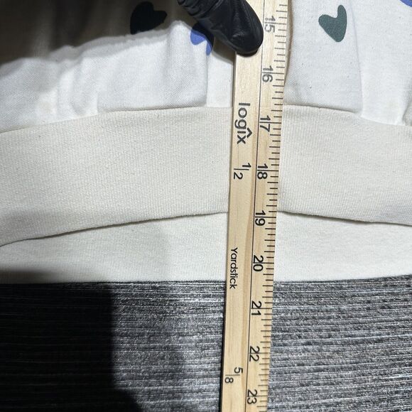 Teddi Sport Polo Shirt Women's Size S White Green Long Sleeve Vintage Floral - Picture 8 of 14